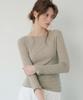 LETTERA Boat Neck Slim T-Shirts