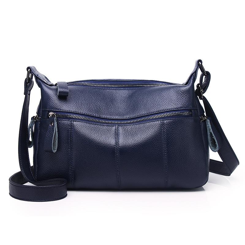 Torba dla mamy crossbody skóra licowa torebka na ramię dla teściowej w średnim wieku duża pojemność damska miękka skóra skóra naturalna torba damska