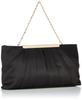 Sac de fête carré plissé 2313113002 Noir [Cuco] Femme (210)