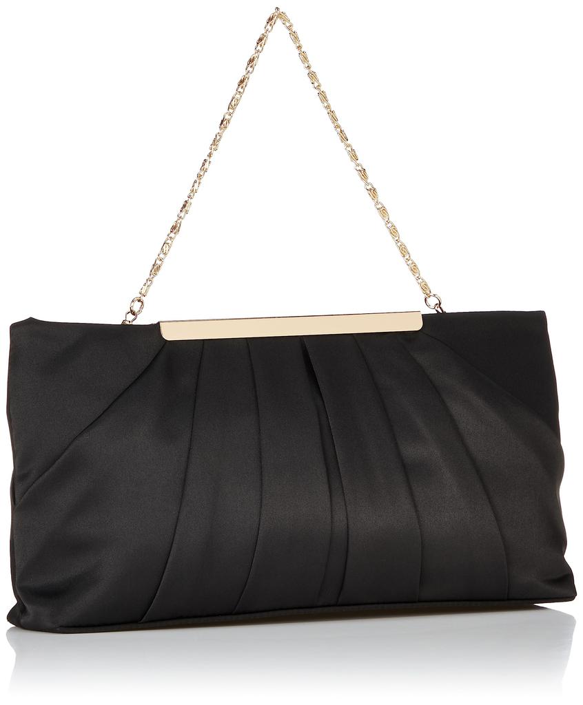 Sac de fête carré plissé 2313113002 Noir [Cuco] Femme (210)