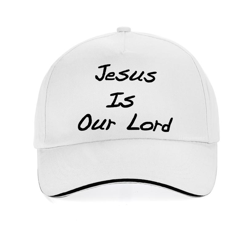 Jesus is our lord Baseball Cap High Quality Solid Snapback Cap For Unisex Women Hip Hop Cap Dad Hat Bone