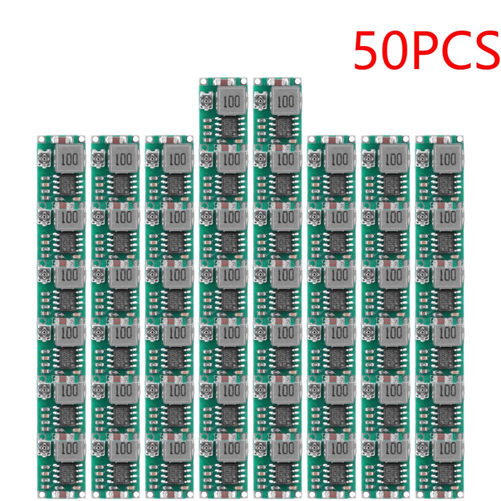 20/30/40/50pcs Mini360 RC Airplane Module Mini 360 DC Buck Converter 2A Step Down Module 4.75V-23V to 1V-17V 17x11x4mm LM2596