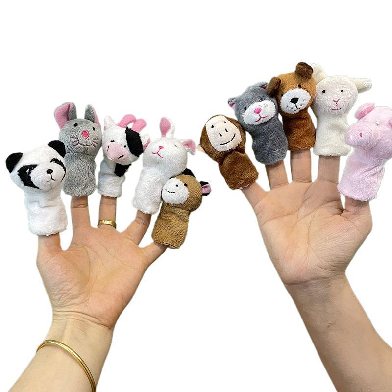 Cute Baby Plush Bunny Finger Puppet Set – Perfect for Parent-Child Play
