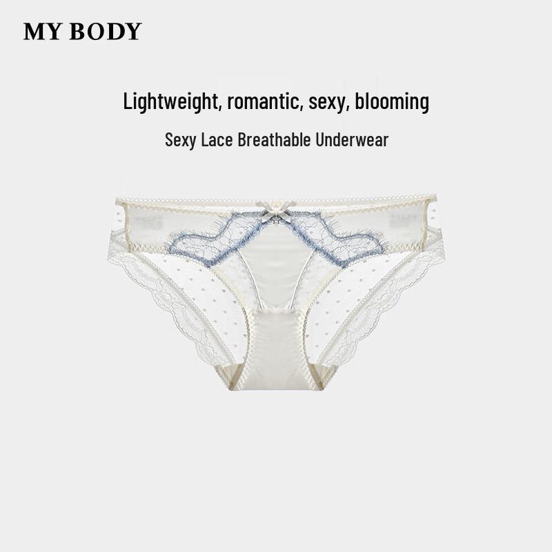 Женские трусики Mybody с кружевом-ресничками L