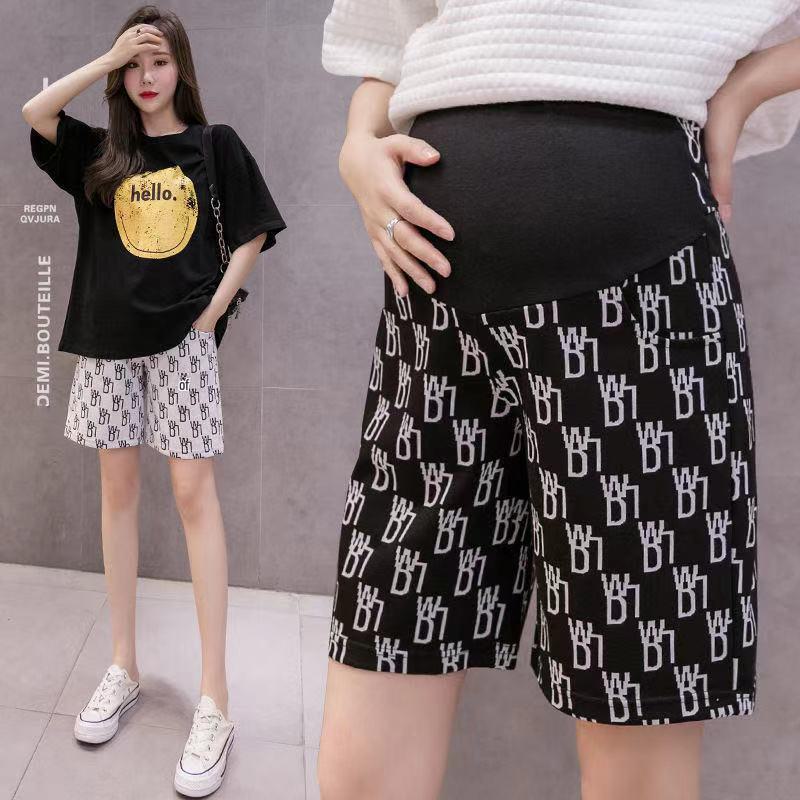 

Maternity Summer Ice Silk Loose Wide-Leg Shorts XXL 145-165 jin