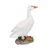 Porch Goose Statue Resin Duck Figurine Animal Sculpture for Indoor Outdoor Garden Lawn Yard Decor