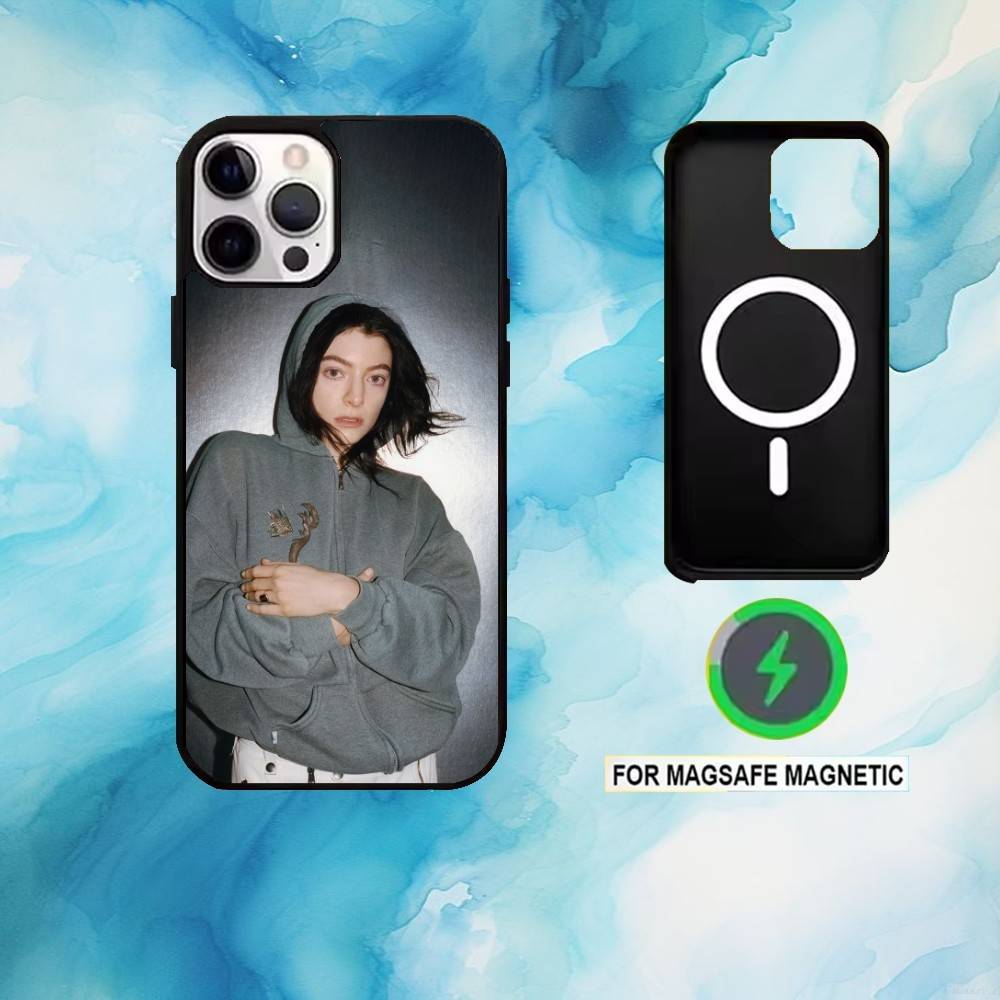 

Singer L-Lorde Virgin Phone Case For iPhone17,16,15,14,13,12,11 Plus,Pro Max Magnetic For Magsafe Wireless Charging iPhone17Promax