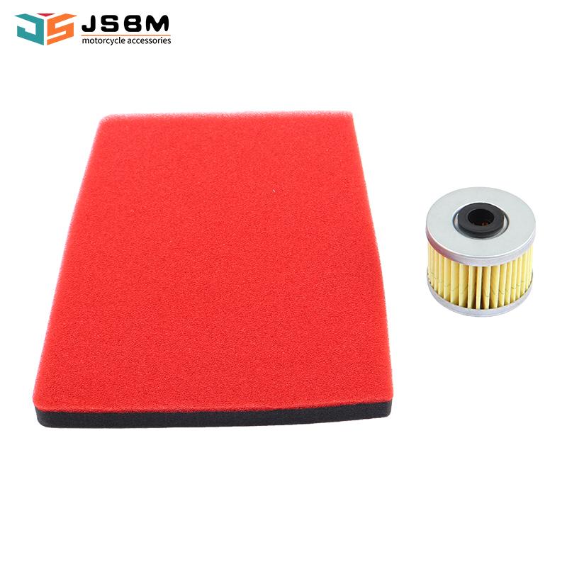 JSBM Waschbarer Motorrad Luftfilter Ölfilter für Loncin VOGE 300RR 300R 300AC 300DS 250RR 300GY LX300 LX300-6A CR6 LX300R
