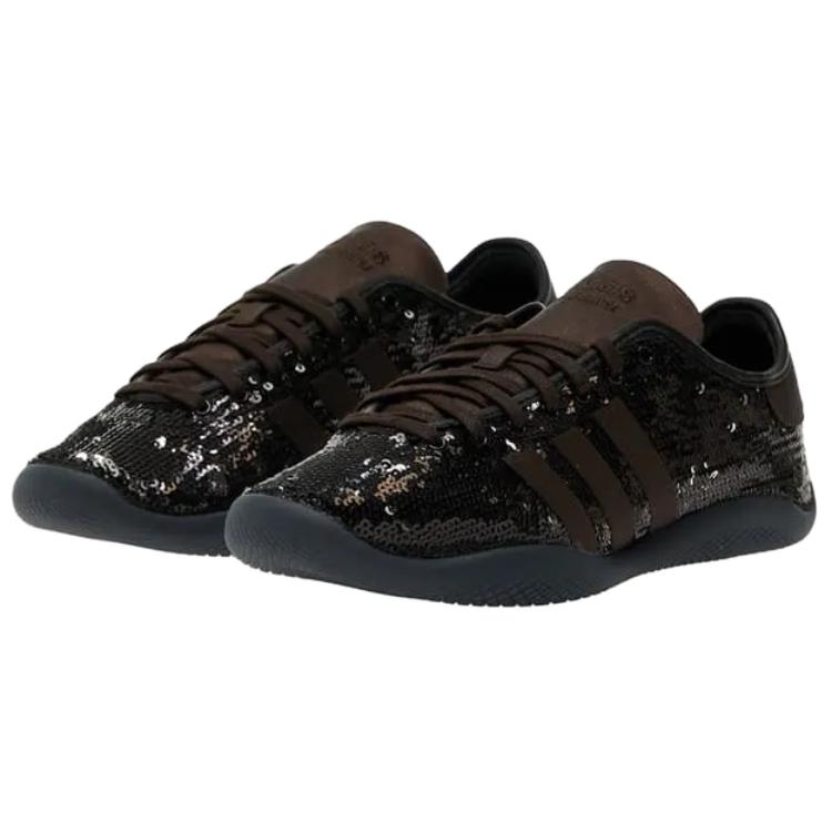 Wales Bonner X Adidas Karintha Brown Sequins Unisex Sneakers Black Core-Black Silver-Metallic JR0259