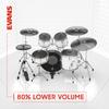 EVANS Cymbal Set dB One Reduced Volume ECP-DB-1