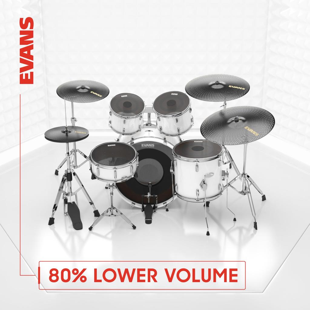 EVANS Cymbal Set dB One Reduced Volume ECP-DB-1