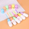 Cute Pill Shape Mini Highlighter Marker Drawing Colorful Pen School Office Student Stationery 6Pcs Set