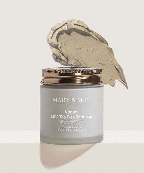 Mary&May Vegan Cica Tea Tree Soothing Wash-Off Pack 125g