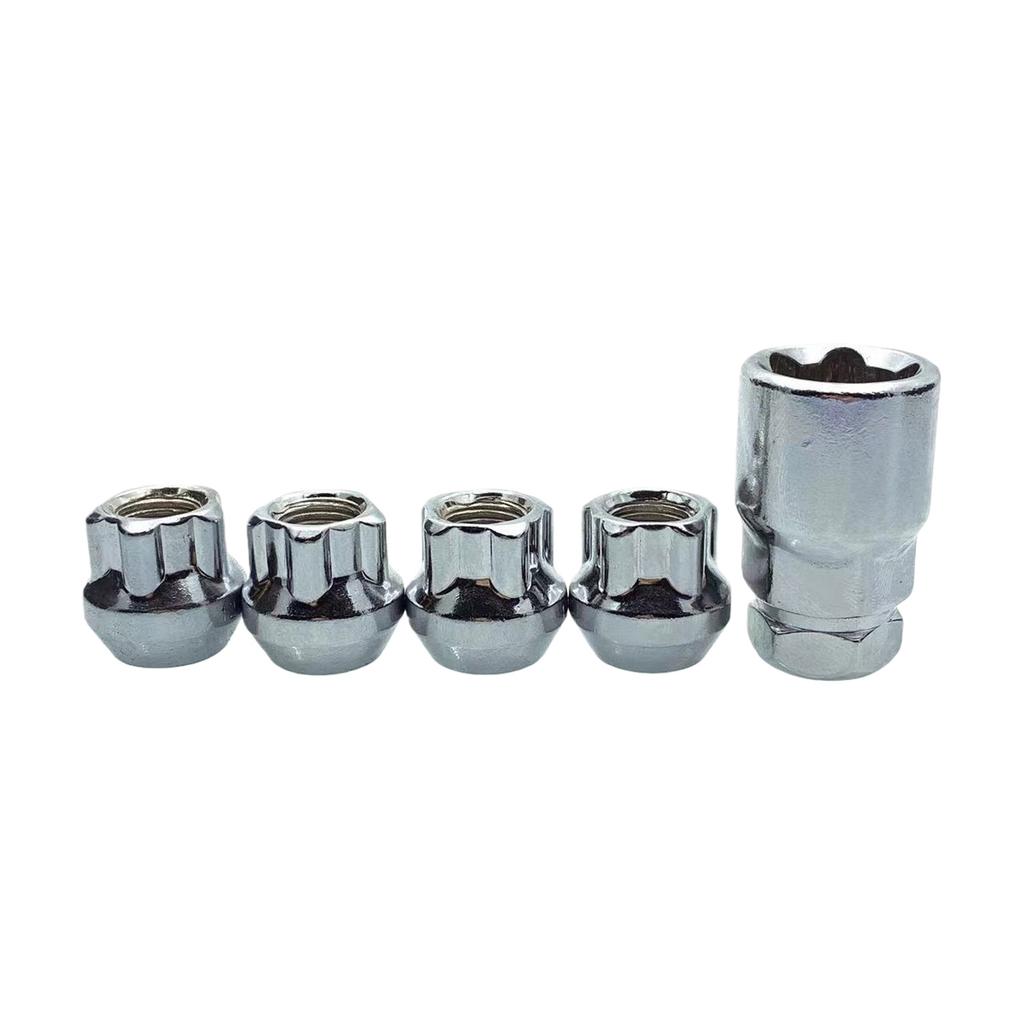 Trava de Roda de Carro Porcas de Roda M12x1.5 M12X1.25 Trava de Roda de Pneu Parafuso Antifurto Porcas de Roda Acessórios de Porca de Roda de Extremidade Aberta