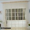 Colorful Romantic Love Pattern Line String Curtain Window Door Sheer Curtain For Living Room Home Decoration 100CM*200CM
