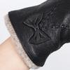 High Quality Ladies Faux Deerskin Leather Gloves Winter Warm Fashion Gloves for Women 8030
