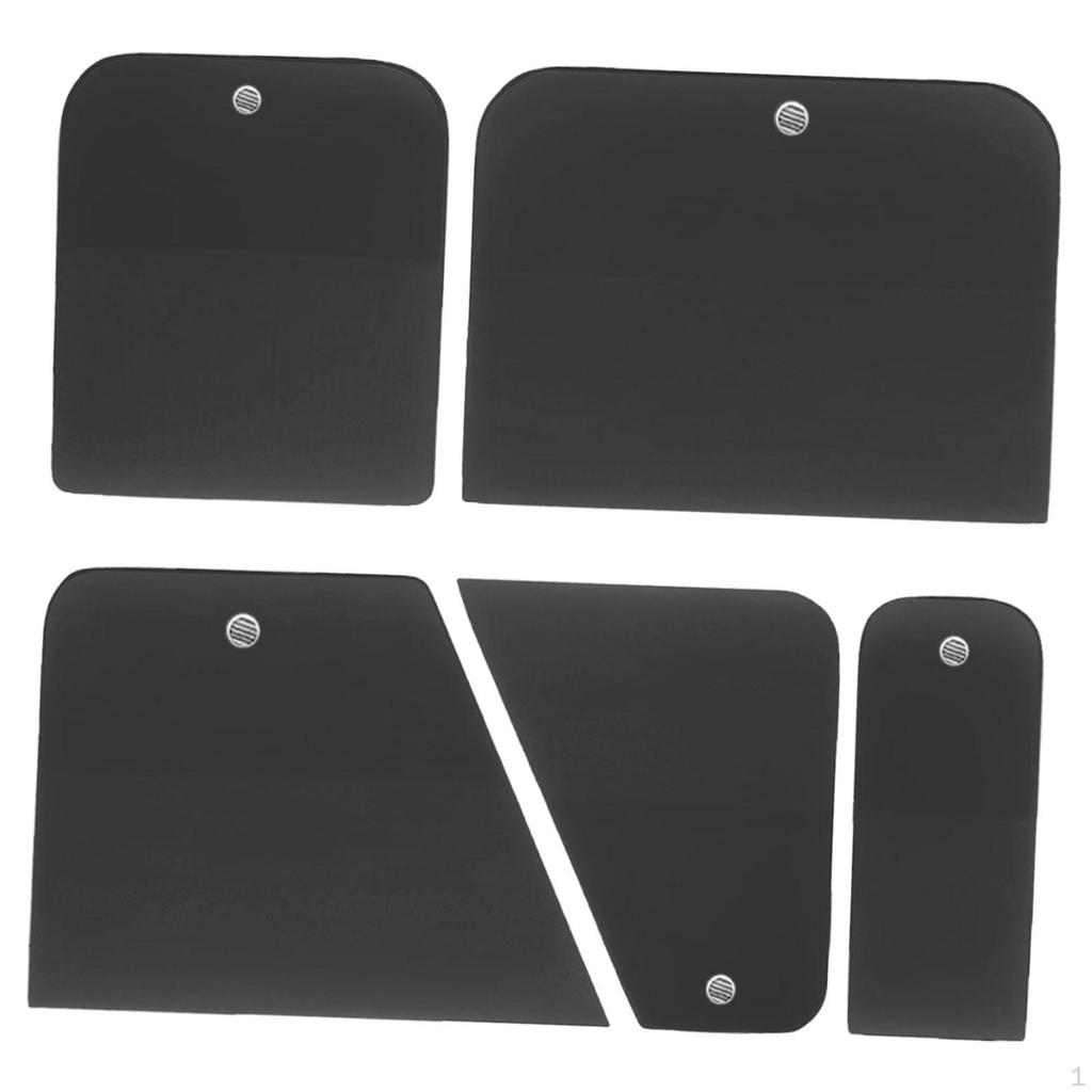 5 Pieces PPF Squeegees Accessories Easy to Use TPU Coating Scrapers for Cars Paint
