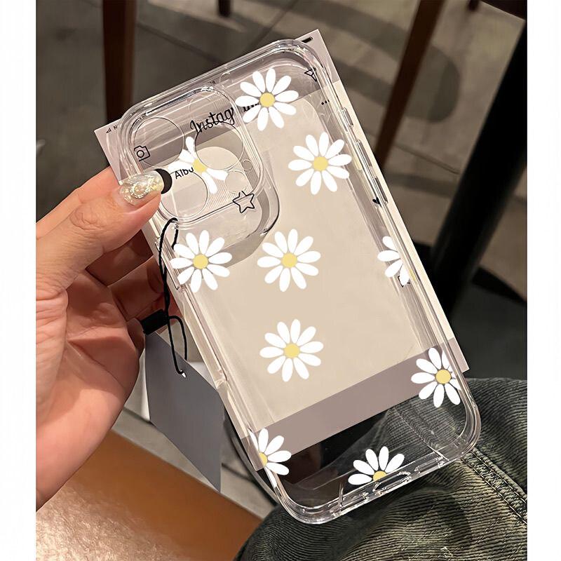 Peach Blossom Flower Case for OPPO Reno 13F 12F 11F 14F 10 8 11 12 13 14 Pro 5G 7 4G 5 6 Lite A58 A78 A79 A98 Floral Clear Cover