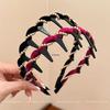 2025 Women's Luxury Pearl Skull Headband: Stylish Fashion Accessory for Face Washing