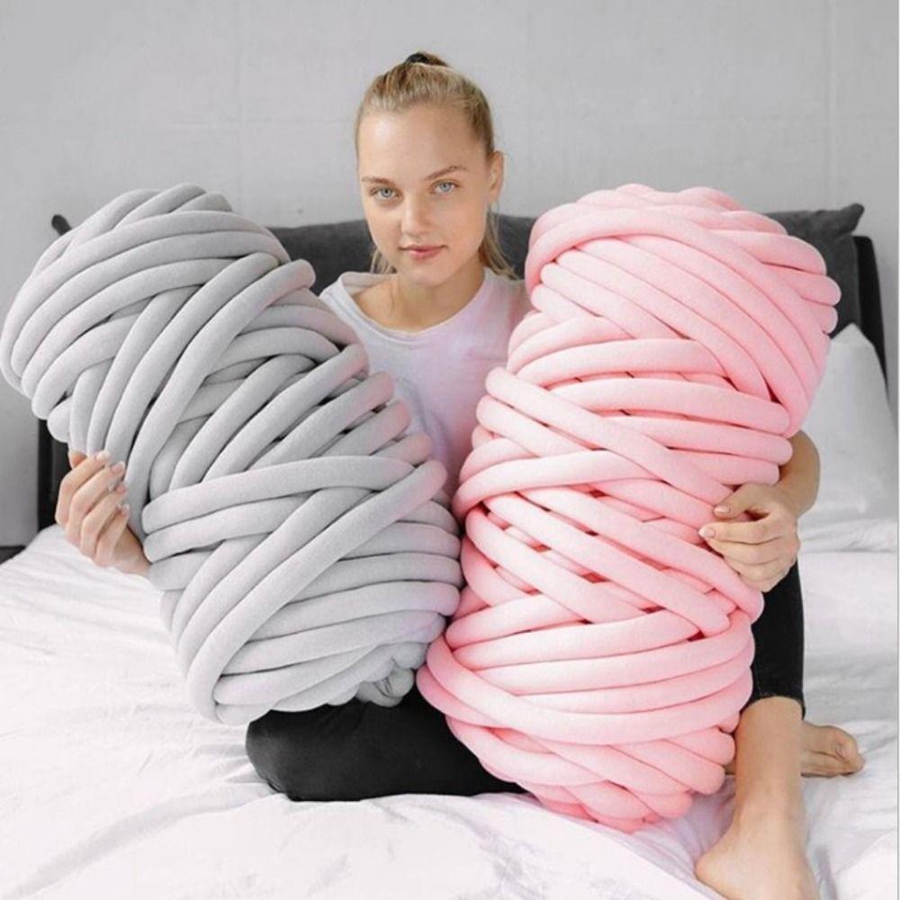 Super Velvet Chunky Yarn Multi-color Bulky Yarn Value Bundle Tube Yarn Crochet Projects