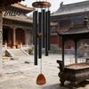 Metal Wind Chime with 6 Aluminum Tubes, Garden Hanging Chimes, Weather Resistant Wind Chimes for Outdoor Garden Patio Decoration