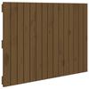 824836 vidaXL Wall-mounted Headboard Honey Brown 95.5x3x60 Cm Solid Pine Wood