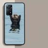 Lovely Otter Who Loves Clean Food Phone Case For Xiaomi Redmi Note 12 Pro Plus 5G 12S 11 11E 11T Pro 10 9 8 7 11S 10S 4G 9T 8T 9