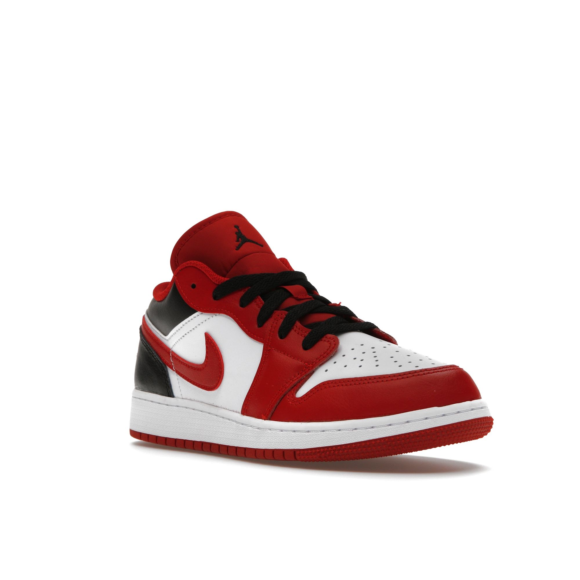 Детские кроссовки Air Jordan 1 Low GS Reverse Black Toe Red White Gym-Red 553560-163 38.5 — фото 2