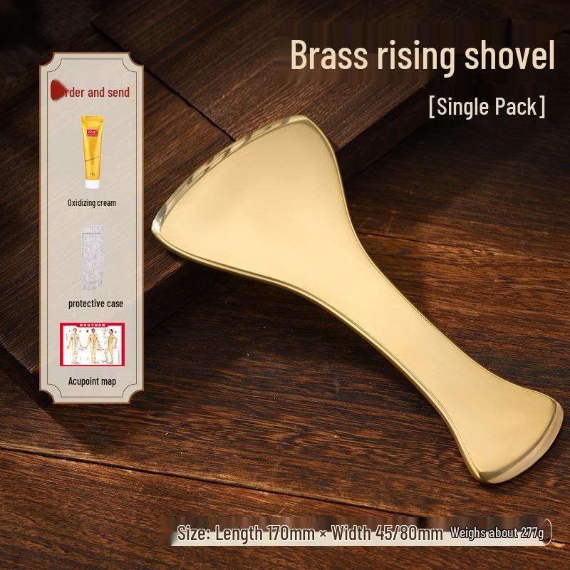 

Шенгянг Доска Гуа Ша из Чистой Латуни для Массажа Плеч, Шеи и Спины