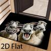 1pc Funny Sheep Doormat Suitable for Entryway, Bathroom, Kitchen - Adorable Cartoon Lamb Rug with Soft Absorbent Floor Mat, Machine Washable Suitable
