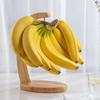 Banana Holder Tree Stand Hanger Rack Fruit Display Hook Wooden Banana Tree Hanger Sturdy Display with Hook for Fruit Storage