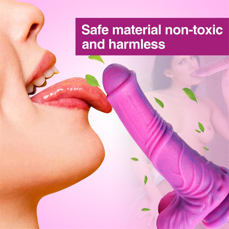 Liquid Silicone Wearable Penis Female Masturbation Device Second Tide Massage Stick Happy Adult Sex Toys
