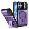 Flip Full Lens Protection Fold Stand Magnetic Phone Case For iPhone 17 Air 16 15 Pro Max 14 13 12 11 For Magsafe Military Cover