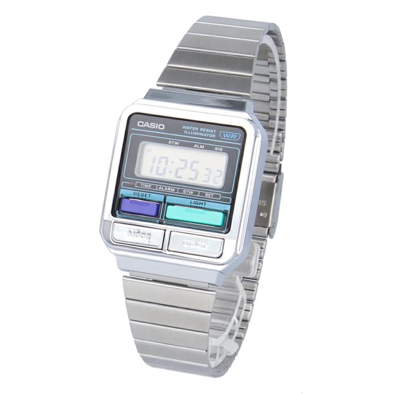 

CASIO casio casio standard cheap casio Chipkashi CLASSIC watch clock unisex men s ladies metal silver A120WE-1A [product]