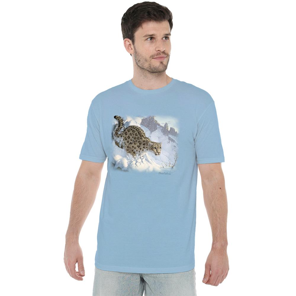 Wildlife Unisex Adult Snow Leopard T-Shirt