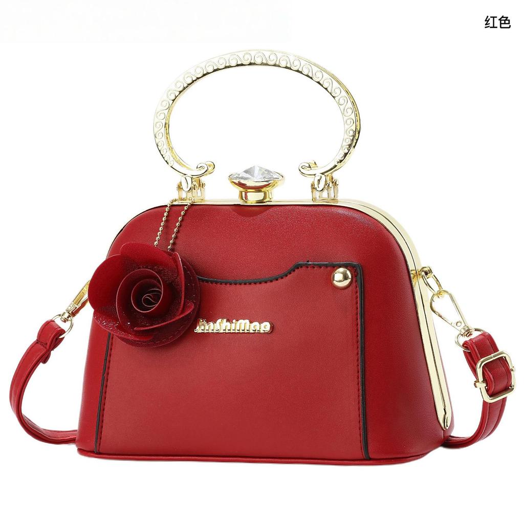 2026 New Retro Elegant Light Luxury Handbag Women's Trendy Single Shoulder Crossbody Bag