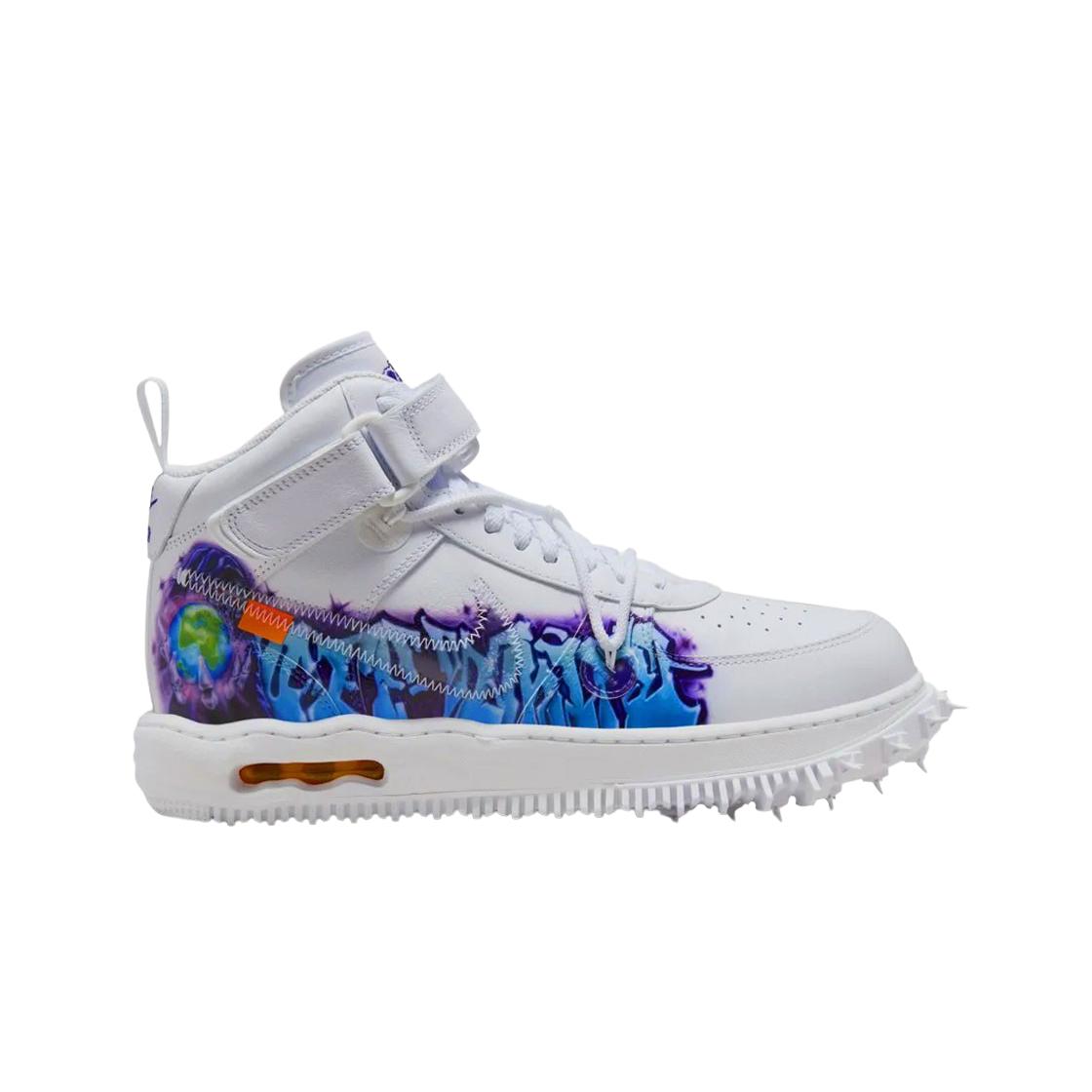 

Мужские кроссовки Nike x Off White Air Force 1 Mid SP Leather Graffiti DR0500-100