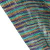 Missoni Made In Italy Border Pattern Long Sleeve High Neck See-Through Cut Women Used