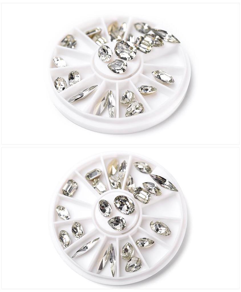 kads Nail Art Rhinestone  Nail Art Decorations Crystal Glitter Rhinestone Nails Accessories Nail Art