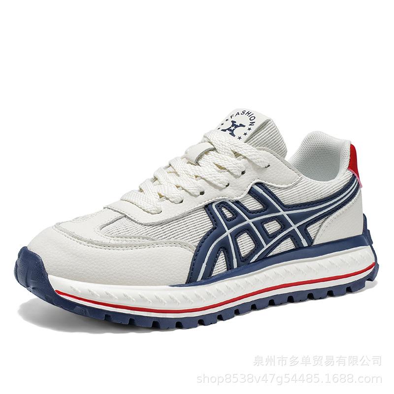 

Lightweight casual dad shoes Korean version platform sports shoes round head lace-up casual single shoes fashionable versatile Forrest Gump shoes 44