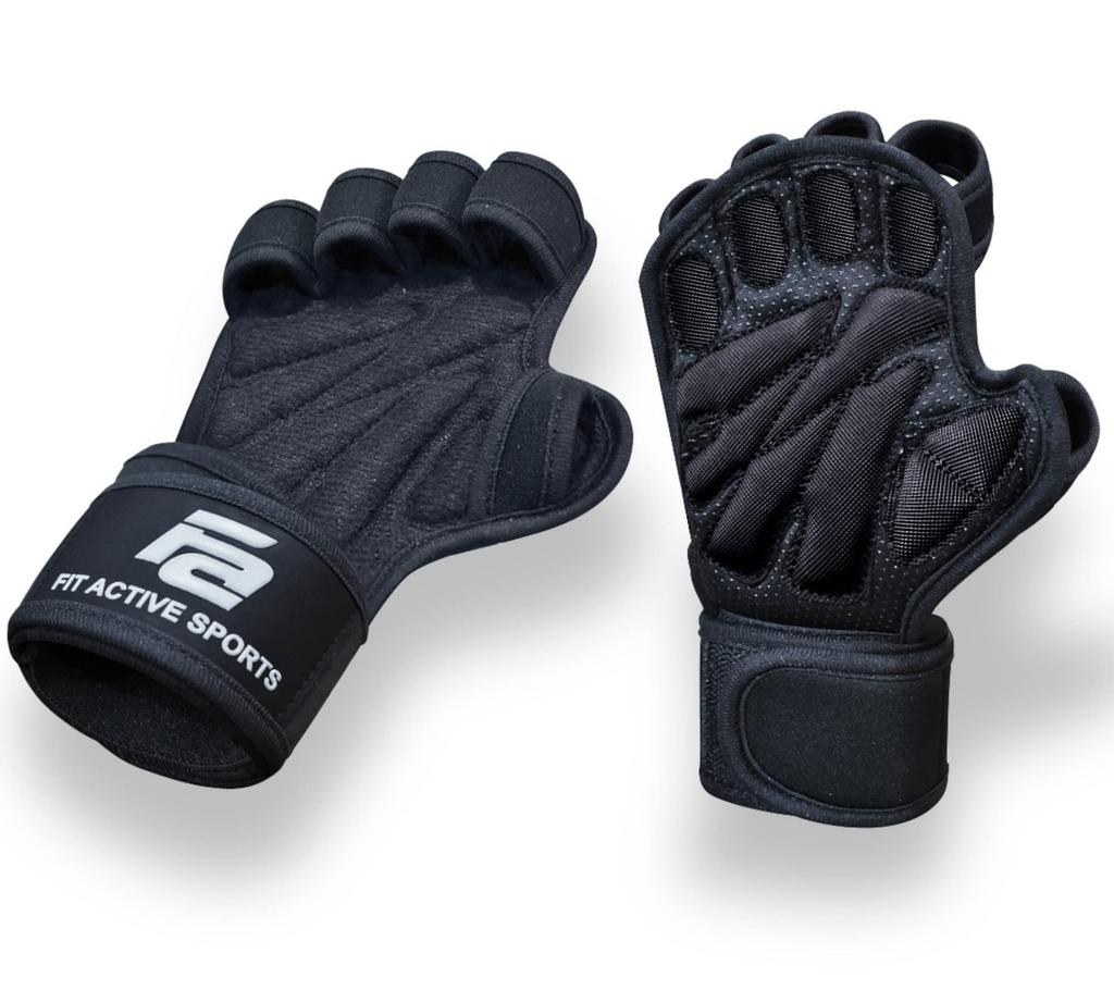 Breathable Weightlifting Gloves with Wrist Strap for Full Palm Protection and Extra Perfect for Cross and Size Built-in Grip, Pull-Ups, Training,