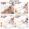 42pcs Wooden DIY Drawing Template Templates With Markes, Children's Drawing Template Drawing Tool Set