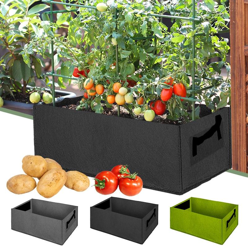 Sac de Culture en Feutre de Jardin Sac pour la Culture des Tomates Jardinières d'Extérieur pour Légumes Pots de Jardin Extérieurs Contenant de Plantation Sac de Culture