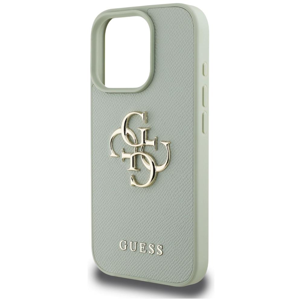 Etui Guess Grained Big 4G Logo Small     Classic Logo Do Iphone 16 Pro Zielony