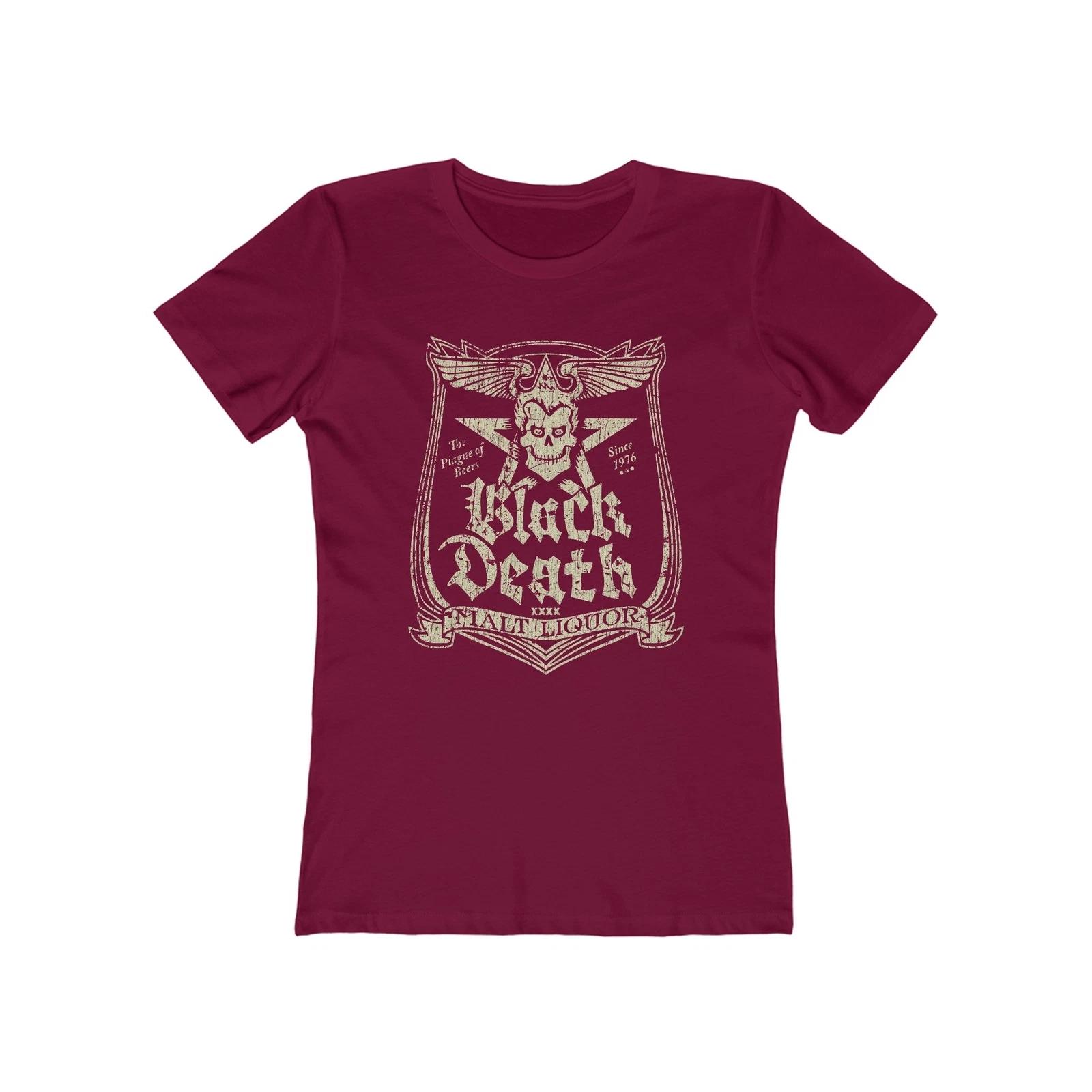 

Black Death Malt Liquor 1976 Vintage Women s T shirt M