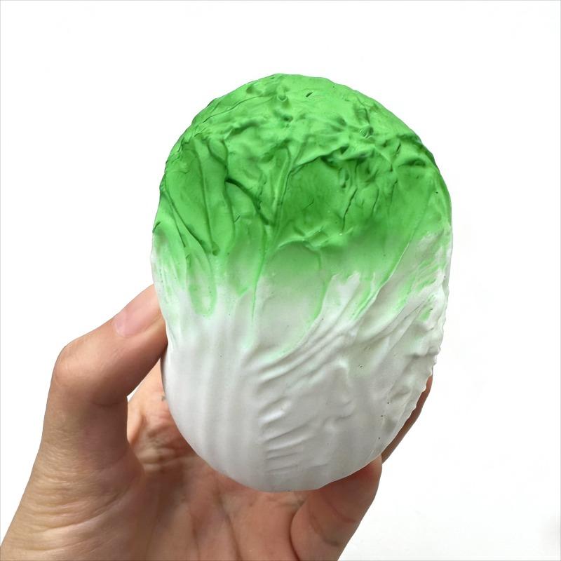 

Squishy Simulated Cabbage Squeeze Toy Stress Relief Soft Rubber Venting Fidget Toy Realistic Vegetable Shape Stress Relief Toy