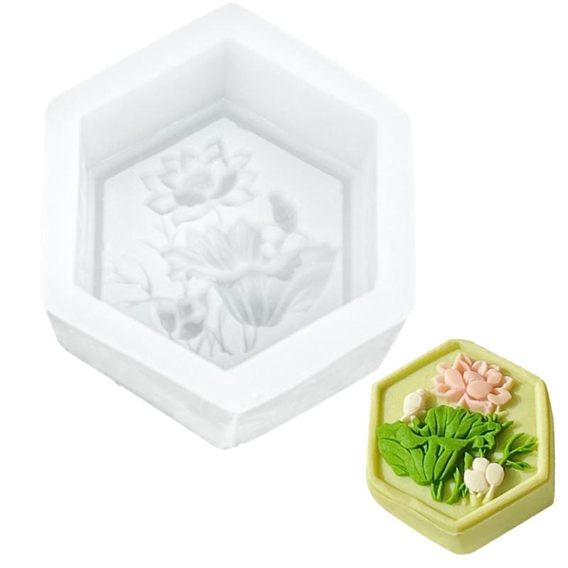 

Octagonal Moon Flower Silicone Mold Nonstick Mousse Cake Mold Cake Decorating Tools for Truffle Pudding Jelly Cheesecake