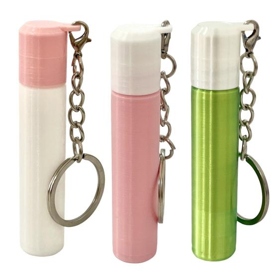 Cotton Swab Storage Box with Cover Storage Holder Keychain for Makeup Ear Cleaning