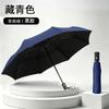 Spot wholesale automatic ten-bone umbrella vinyl sunscreen UPF11 + wind-resistant reinforcement weather and rain dual-purpose folding umbrella