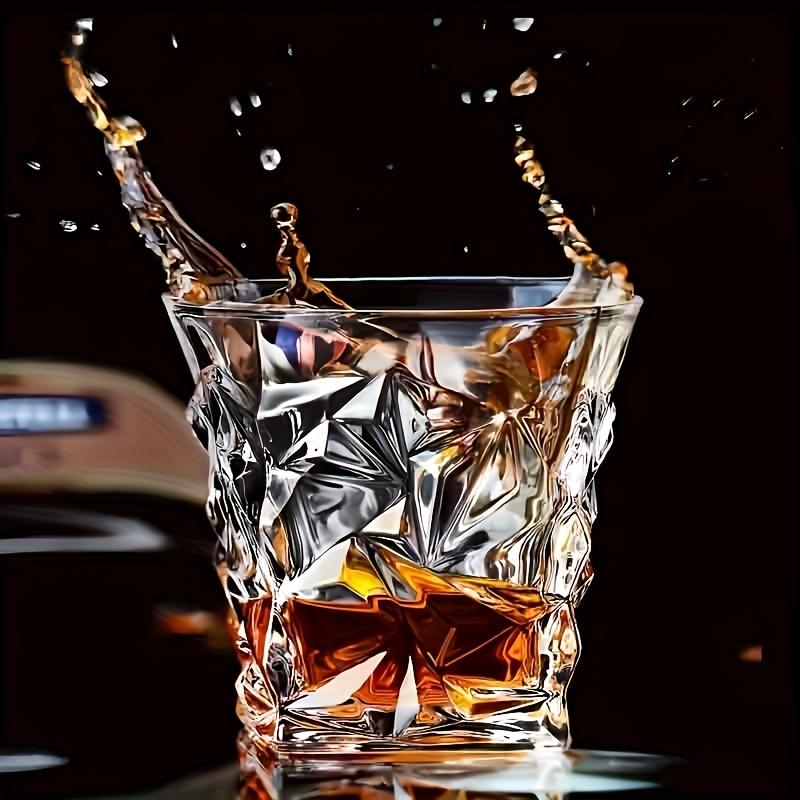 Embossed Whiskey Glass Gift Set Bar KTV Classic Liquor Cup Home Glass Beer Mug